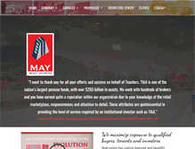 Tablet Screenshot of mayrealtyadvisors.com